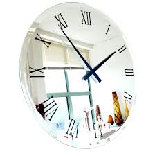 Add this to your bright contemporary living room,hallway,bedroom or kitchen !! Large Mirror Wall Clock Insider Ideas
