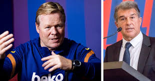 Koeman appeared sceptical about the backing he received and irritated by criticism in the media after one win in asked if he feels mistreated by recent criticism, koeman said: Laporta We Have To Encourage Koeman To Continue The Results Will Mark What Happens Next