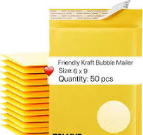 Yellow Kraft Bubble Envelope Bubble Mailers Padded Envelopes Bags Bubble  Shippin