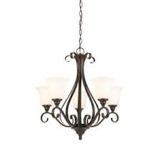Bronze Chandeliers Lighting The Home Depot