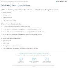 Here is a quiz about the novel eclipse by stephenie meyer. Quiz Worksheet Lunar Eclipses Study Com
