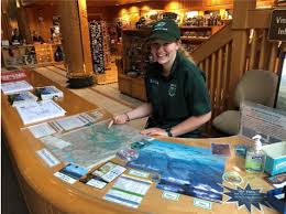 Helens and five miles (8 km) east of interstate 5 (outside the monument), opened in 1987 and has been operated by the washington state park system since october 2000. Mount St Helens Visitor Center Hosts Summer Naturalist Washington State Parks Foundation