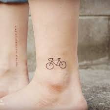 H Fahrrad Tattoo Kleine Reise Tattoo Radfahren Tattoo