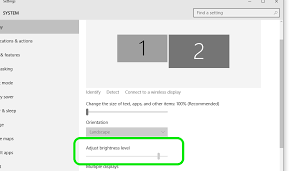 Why Can I Not Adjust The Screen Brightness On An Extended Display Microsoft Community