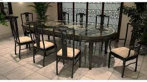 Many of the designs are inspired by classic asian art and furniture from the ming and qing dynasties. Oriental Style Dining Table Chairs And Sideboard 3d Warehouse