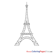 The eiffel tower, the historical monument symbolizing the city of paris, has fascinated kids over the years and it is no wonder that the lattice tower has made its way into the world of art. Eiffel Tower Forg Sheets Kids Pages Free Slavyanka