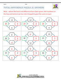 These printable math puzzles are fun for all ages not just kids, so don't be shy about doing these if you are. Free Math Puzzles Addition And Subtraction