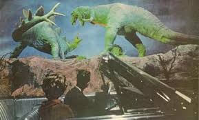Dinosaurs Battle On The Ford Magic Skyway Ride 1964 World S Fair World S Fair Park Around Disneyland History