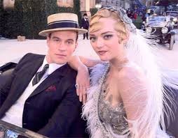 John devlin as gatsby's bodyguard. Gemma Ward Feathered On Gatsby Set