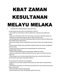 Awatif zarri 1 year ago. Zaman Kesultanan Melayu Melaka Tingkatan 4