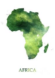 Africa Green Forest Art Map By Prar K Arts Forest Art Map Art Art