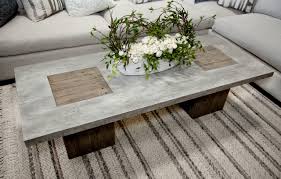 You also won't have to worry about nicking your legs on any rough edges! Concrete Laminate Top Coffee Table Pottery World