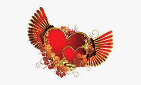 Valentine also lie at the reliquary of roquemaure, gard, france, in the st. Tubes St Valentin Png Servez Vous Valentines Hearts With Wings Transparent Png 500x417 Free Download On Nicepng