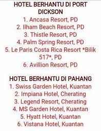 Asiaone.com menulis empat hotel berhantu di malaysia bagi mereka. Seram Senarai Hotel Berhantu Di Malaysia