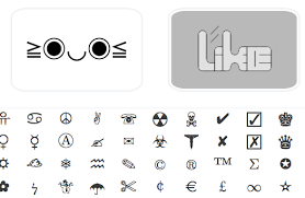 A collection of cool symbols that provides access to many special fancy text symbols, letters, characters. Facebook Symbols Cool Text Signs Emoticons Text Pictures Text Symbols Facebook Symbol Emoticons Text