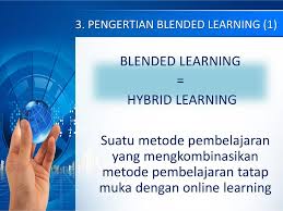 Blended learning, bisa juga disebut dengan hybrid learning, sesuai dengan namanya merupakan suatu metode pembelajaran yang mengkombinasikan metode pembelajaran tatap muka dengan online learning. Konsep Blended Learning Ppt Download