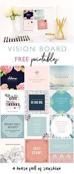 Free 2019 Vision Board Printables Vision Board Printables Free Vision Board Vision Board Inspiration