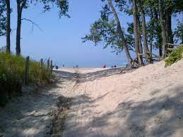 Outlet Beach Sandbanks Provincial Park July 2014 Sandbank Seascape Beach