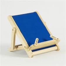 Medium Bookchair Blue By Thinking Gifts Lap Desks Book Holders Gifts Chapters Indigo Ca 25 00 Wooden Book Stand Wooden Books Thinking Gift