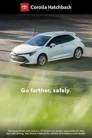 The All New Corolla Hatchback With Toyota Safety Sense 2 0 1 Standard So You Can Comfortably Get Out Of Corolla Hatchback Toyota Corolla Hatchback Hatchback
