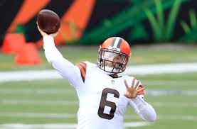 Baker mayfield threw for 4,340 yards with 41 touchdowns and just 5 interceptions while leading the baker mayfield won oklahoma's sixth heisman while producing the highest passing efficiency rating. Browns Stat Analytics Won T Give Baker Mayfield Credit For