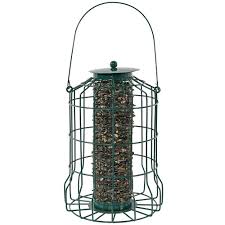 Caged Bird Feeders For Small Birds Uk Sunnydaze Decor Hanging Metal Wire Wild Bird Feeder Green 10 Hanging Bird Feeders Sunnydaze Decor Bird Feeders