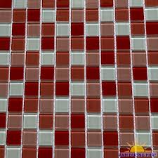 Gạch Mosaic thủy tinh trang trí màu hồng trắng - ÁNH DƯƠNG PHÁT