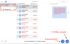 Click the text messages you want to restore and then press the recover button; How To Recover Deleted Text Messages On Android Without Sim Card