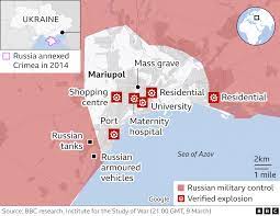 Ukraine war: Images reveal scale of destruction in Mariupol - BBC News