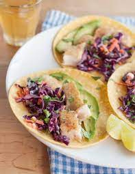 Make it a meal and pair your fish with some fresh pat dry the fillets, lightly salt: Real Good Fish Recipe Broiled Fish Tacos With Mexican Slaw