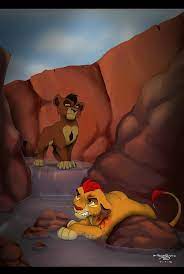 Kion and Kovu: Unexpected Meeting by RFakonWolf on Deviantart | Lion king  art, Lion king pictures, Lion king drawings