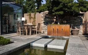 Aqualinea Wasserwand Cortenstahl Mit Einlaufrohr Ellmau Wassertrog Garten Und Wasserwand