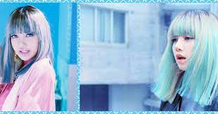 Blue hair doesn't need to be loud, and this black hair with blue ashy ombre is a good proof. Asiaplaylist Asian Pop Stars With Blue Hair