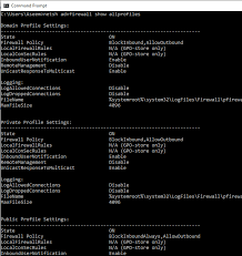 Enable Or Disable Windows Firewall From Command Prompt