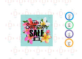 Download Summer Sale Graphic By Fatih Studio Creative Fabrica PSD Mockup Templates