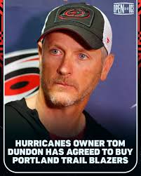 Tom Dundon, owner of the Carolina Hurricanes, has agreed to purchase the  NBA's Portland Trail Blazers for a valuation of over $4 billion per @shams