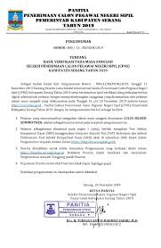 Untuk mendapatkan kenaikan pangkat pns yang bersangkutan sudah pasti harus mengumpulkan angka kredit agar kenaikan pangkat. Pengumuman Hasil Verifikasi Pada Masa Sanggah Seleksi Cpns Kabupaten Serang Tahun 2019