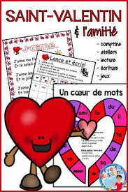 Poem And Activities For French Valentine S Day The 2 Easy To Recite Poems With Valentine And Friendship The Learn French French Immersion Valentines Day Poems