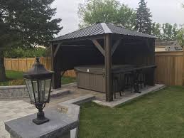 Adding a hot tub to your home gives you a convenient spot to unwind after a long day, soothe sore muscles or share some quiet time with your significant other. Outdoor Hot Tub Gazebo Layjao