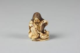 Wooden netsuke cat manufacture and wholesale from china. Netsuke Of Girl Playing With A Cat Japan Edo 1615 1868 Or Meiji Period 1868 1912 The Metropolitan Museum Of Art