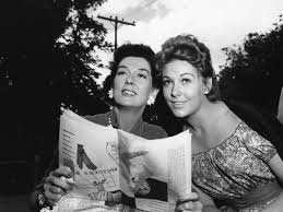 List of rosalind russell 's family members? Picnic 1956 Directed By Joshua Logan Rosalind Russell And Kim Novak B W Photo Photo Art Com