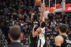 Jaylen brown threw down on giannis' head. Jaylen Brown Staring Gifs Get The Best Gif On Giphy
