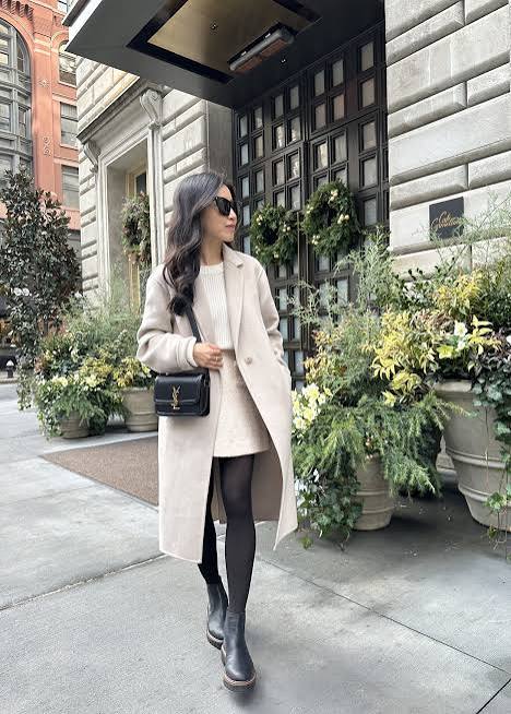 5 Winter Outfits // Long Coats for Petites - Extra Petite