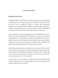 What is the final year project? Abstract Acknowledgement Radio Amplifier