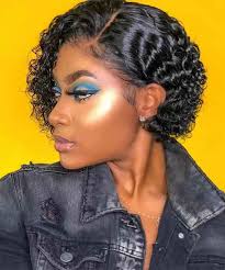 • measure 1/8 inch between the hair in the unit and where you want to cut. Pixie Cut Lace Wig Blunt Cut 4x4 Bob Lace Closure Wig Short Human Hair
