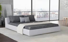 Modern simple white low platform metal bed frame 4ft6 double or 5ft king size. What Bed Height Is Best For Me Medley