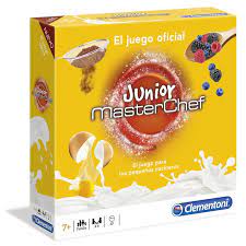 Los jugadores tratarán de crear exquisitos platos utilizando los ingredientes adecuados antes de que se acabe el tiempo; Masterchef Junior Spanish Board Game Nautical Shop Milan