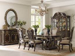 Rectangular table with 6 large, gorgeous, comfortable chairs. The Mezzanotte Rectangle Dining Room Collection Dining Room Furniture Dining Room Sets Dinette Sets