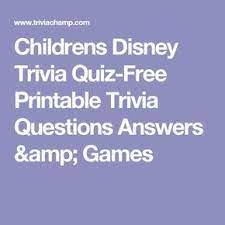 This quiz will test of knowledge of what the color. Childrens Disney Trivia Quiz Free Printable Trivia Questions Answers Games Disney Quiz Trivia Disney Quiz Questions Disney Trivia Questions