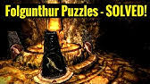 Just outside the ruin is daynas valen's. Skyrim Puzzle Guide Folgunthur S Symbol Door Ivory Claw And The Gauldur Amulet Youtube